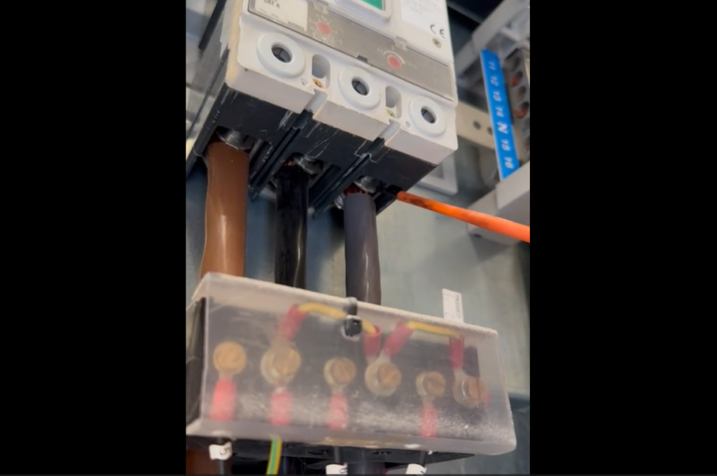 Finding an electrical fault with industrial wiring